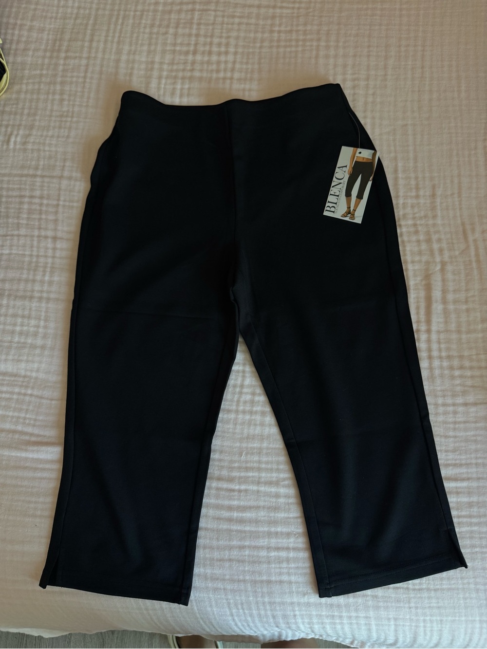 Black High Waisted Capris